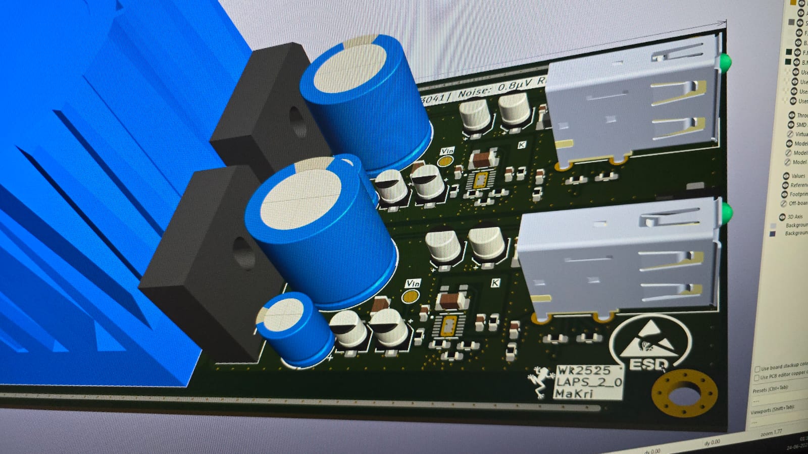 Custom power supply board and components